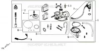 CARBURATEUR voor SYM MASK 50 (BF05W2-6) (K3) 2003