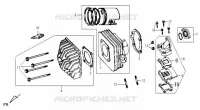 CILINDER   CILINDERKOP voor SYM MASK 50 (BF05W2-6) (K3) 2003