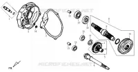 CRANKCASE voor SYM MASK 50 (BF05W2-6) (K3) 2003