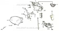 SNELHEIDSMETERSCHAKELAAR voor SYM MASK 50 (BF05W2-6) (K3) 2003