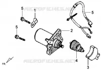 START DE MOTOR voor SYM MASK 50 (BF05W2-6) (K3) 2003