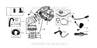 CARBURATEUR  50 sym-motorfietsen 2011 MIO 50 (45 KMH) (HU05WA-F) (K9-L4) 22