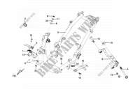 FRAME BODY   ENGINE HANGER voor SYM MIO 50 (HU05WD-S) (L0-L1) 2010