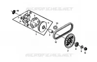 MOVABLE DRIVE FACE   50 sym-motorfietsen 2018 ORBIT II 50 (25 KMH) (AE05W8-NL) (L8-M0) 14