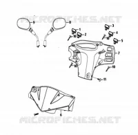 HANDGREEP - HANDGREEP DEKSEL  50 sym-motorfietsen 2018 ORBIT II 50 (45 KMH) (AE05W8-EU) (L8-M0) 25
