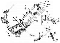 FRAME BODY   ENGINE HANGER voor SYM GTS 300I ABS (LN30W9-EU) (L7-M0) 2017