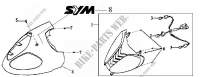 VOORLICHT voor SYM SHARK 50 (BS05W-6) 1999