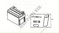 BATTERY   TOOL BOX voor SYM SYMPHONY 50 (XF05W1-EU) (E5) (M1) 2021