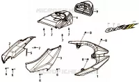 BODY COVER  50 sym-motorfietsen 2016 CROX 50 (AE05W6-NL) (L5-L6) 26