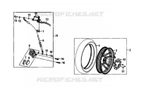 ACHTERWIEL voor SYM SYMPHONY SR 50 (AZ05W5-T) (L6) 2016