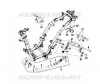 FRAME BODY   ENGINE HANGER voor SYM SYMPHONY SR 50 (AZ05W5-T) (L6) 2016