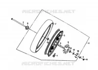 VOORWIEL voor SYM SYMPHONY SR 50 (AZ05W5-T) (L6) 2016