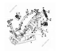 FRAME BODY   ENGINE HANGER voor SYM SYMPHONY ST 50 (25 KMH) (XB05W4-NL) (E4) (L7-M0) 2018