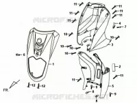 FRONT COVER - FRONT INNER BOX  50 sym-motorfietsen 2014 SYMPLY 50 (AV05W-T) (L4) 28