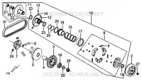 AANGEDREVEN KATROL - MOVABLE DRIVE FACE  100 sym-motorfietsen 2012 MIO 100 (HU10WC-6) (L0-L5) 35