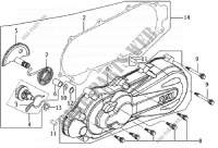LINKER KANT KUIP voor SYM VS 125S (HV12WD-6) (L0-L4) 2010