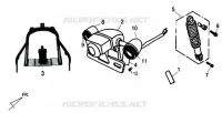 ACHTERLICHT ASSY voor SYM CELLO ALLO 125 (AJ12W1-6) (L1) 2011