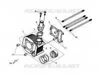 CILINDER voor SYM CELLO ALLO 125 (AJ12W1-6) (L1) 2011