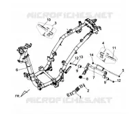 KADER LICHAAM COMP. voor SYM CELLO ALLO 125 (AJ12W1-6) (L1) 2011