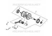 KRUKAS voor SYM CELLO ALLO 125 (AJ12W1-6) (L1) 2011