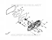 LINKER CARTERDEKSEL voor SYM CELLO ALLO 125 (AJ12W1-6) (L1) 2011
