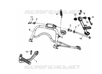 MIDDENSTANDAARD voor SYM CELLO ALLO 125 (AJ12W1-6) (L1) 2011