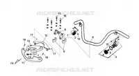 STRG.HANDLE COMPONENT voor SYM CELLO ALLO 125 (AJ12W1-6) (L1) 2011