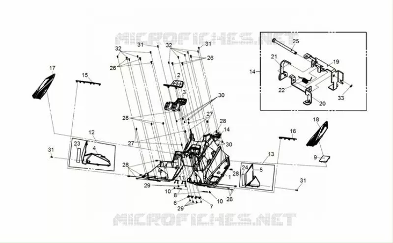 VLOERPANEEL SYM scooter 125 2020 CRUISYM 125 (LV12W2-EU) (M0)  CRUISYM 125 (LV12W2-EU) (M0)