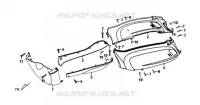 BODY COVER  125 sym-motorfietsen 2014 FIDDLE II 125S (AX12W1-6 ) (L0-L4) 39