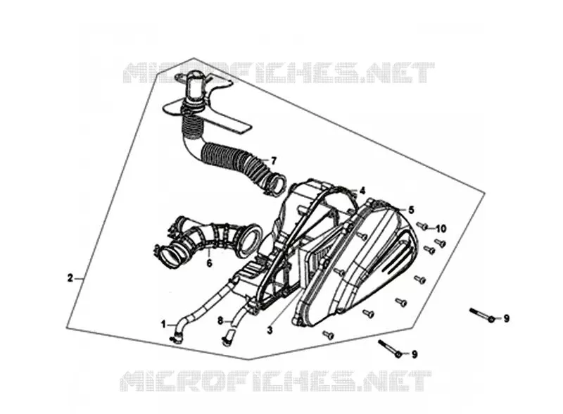 LUCHTFILTER SYM scooter 125 2019 FNX 125 (GC12G1-EU) (L9)  FNX 125 (GC12G1-EU) (L9)