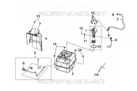 BENZINETANK voor SYM GTS 125 EFI (LN12W1-F) (L2) 2012
