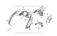 BODY COVER / ACHTERLICHT voor SYM GTS 125 EFI (LN12W1-F) (L2) 2012
