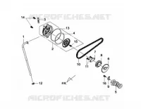 CILINDERKOP ZIJDEKSEL voor SYM GTS 125 EFI (LN12W1-F) (L2) 2012