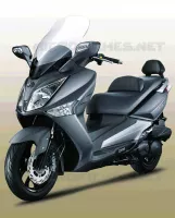 MAT GRIJS voor SYM GTS 125 EFI (LN12W1-F) (L2) 2012