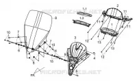 METER   VOORRUIT voor SYM GTS 125 EFI (LN12W1-F) (L2) 2012