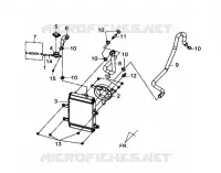 RADIATOR voor SYM GTS 125 EFI (LN12W1-F) (L2) 2012