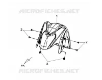 VOOR STROOMLIJNKAP voor SYM GTS 125 EFI (LN12W1-F) (L2) 2012