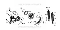ACHTERWIEL voor SYM GTS 125 EURO 3 (LM12W3-6) (K8) 2008