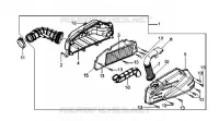AIR FILTER voor SYM GTS 125 EURO 3 (LM12W3-6) (K8) 2008
