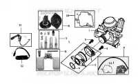 CARBURATOR voor SYM GTS 125 EURO 3 (LM12W3-6) (K8) 2008