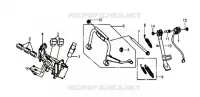 CENTRALE STANDAARD voor SYM GTS 125 EURO 3 (LM12W3-6) (K8) 2008
