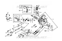 CILINDERKOP voor SYM GTS 125 EURO 3 (LM12W3-6) (K8) 2008