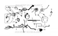 ELEKTRISCH HARNAS voor SYM GTS 125 EURO 3 (LM12W3-6) (K8) 2008