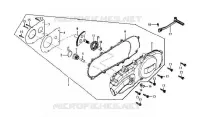 TRANSMISSIE AFDEKKING voor SYM GTS 125 EURO 3 (LM12W3-6) (K8) 2008