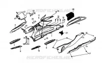 VLOERPANEEL voor SYM GTS 125 EURO 3 (LM12W3-6) (K8) 2008
