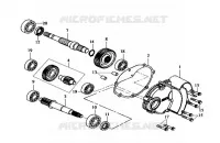 TRANSMISSION  125 sym-motorfietsen 2009 GTS 125 EVO (LM12W5-F) (K9-L0) 13