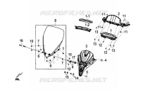 METER - VOORRUIT  125 sym-motorfietsen 2013 GTS 125I (LN12W1-F) (L2-L3) 24