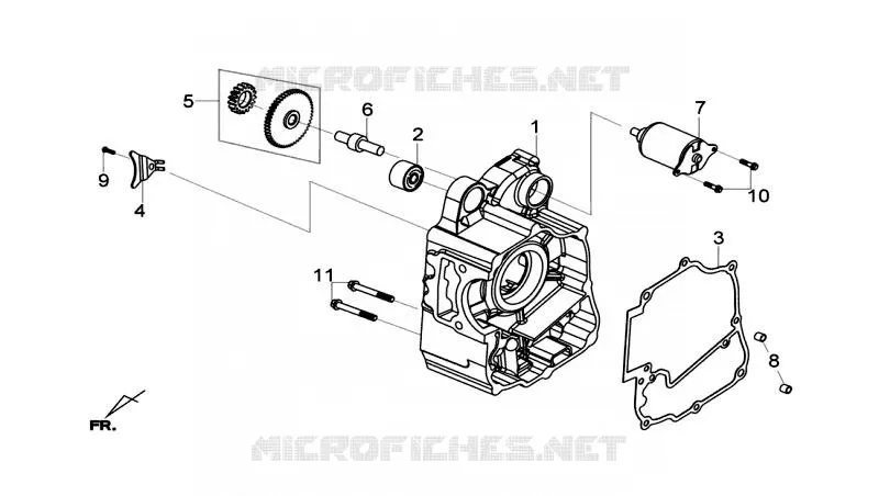 RECHTER CARTER SYM scooter 125 2014 GTS 125I (LN12W6-FR) (L4)  GTS 125I (LN12W6-FR) (L4)