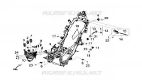 FRAME LICHAAM voor SYM GTS 125I ABS (LN12W5-FR) (L4) 2014