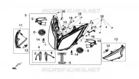 HOOFDLICHT voor SYM GTS 125I ABS (LN12W5-FR) (L4) 2014